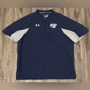 Men’s Under Armour Georgia Southern GSU Eagles Blue 1/4 Shirt Jacket - Medium